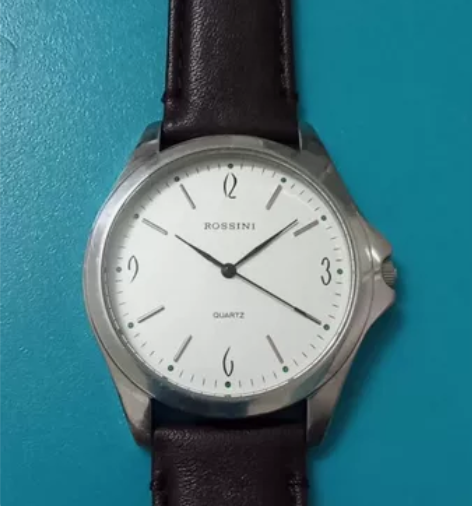 二手正品罗西尼ROSSINI石英男表，功能...