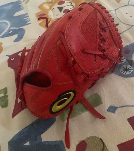 亚瑟士 大谷翔平版软式棒球投手手套！少年款...