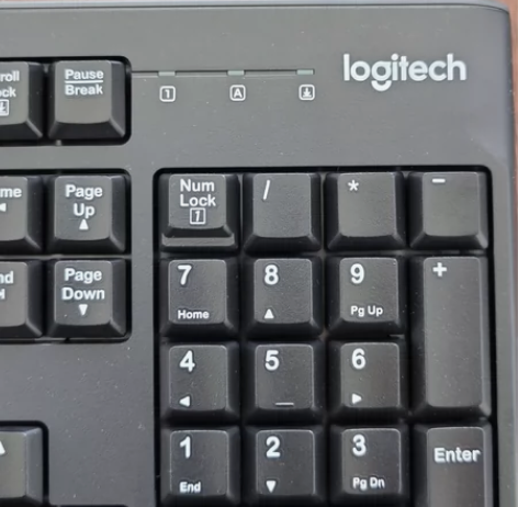 罗技k120有线键盘，买回来因为笔记本借给...