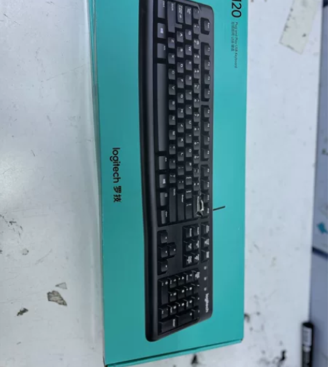 罗技（Logitech）K120有线键盘 ...