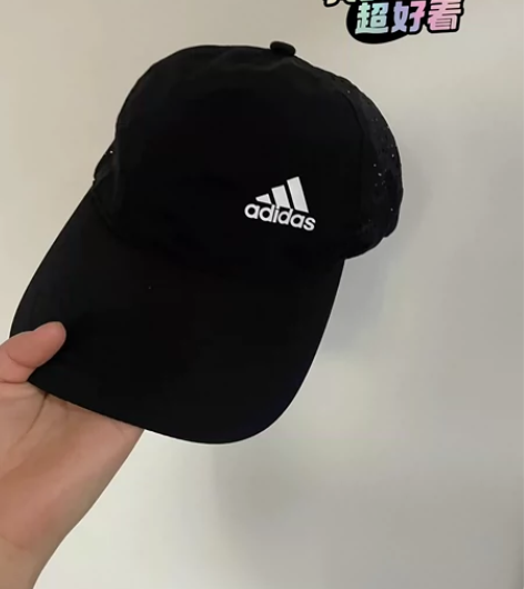 阿迪达斯大头围速干帽男士夏季薄款透气鸭舌帽...