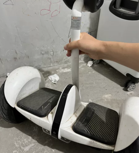 出九号平衡车,品牌为九号,颜色为黑白,款式...