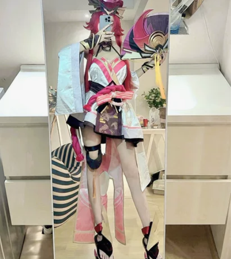 【出租】印之心火舞绯月行S全套 假发反重力...