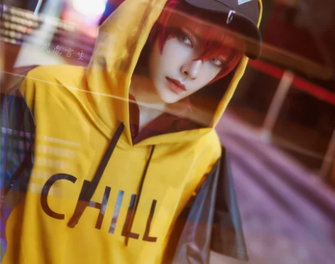 王者荣耀刘备时之恋人cos加假发 大学毕业...