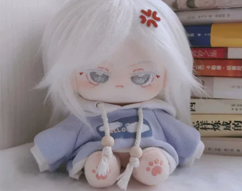 李白 凤求凰属性娃 20cm白朝朝 状态良...