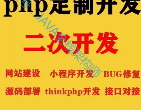 PHP二次开发网站源码修改thinkphp...