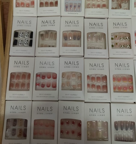 9.8发5盒包邮可选款全新穿戴甲美甲指甲贴...