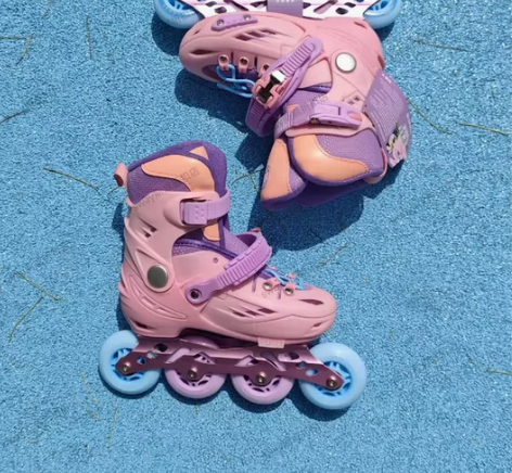 斯威T7轮滑鞋儿童男孩女孩初学者旱冰溜冰鞋...