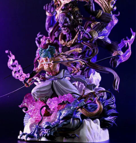 海贼王动漫GK模型手办祖国版九刀流鬼气阿修...