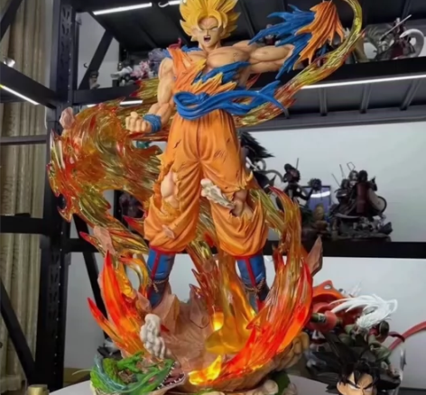 龙珠手办，孙悟空七龙珠超级赛亚人动漫周边公...