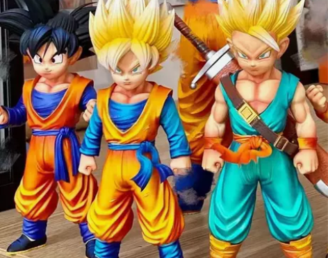 包邮少年龙珠动漫手办孙悟空少年兰克斯贝优质...