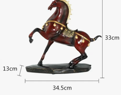 现代马摆件工艺品客厅酒柜装饰品家居书房办公...