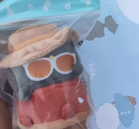 光遇叠叠蟹毛绒钥匙扣，带NFC 魔法，可以...