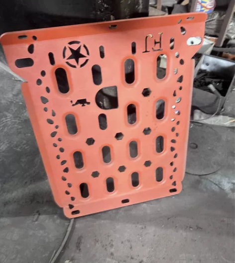 FJ5毫米钢制底盘护板无损安装，买来没用过...