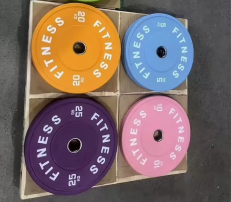#运动健身器材 马卡龙全胶杠铃片 【产品信...