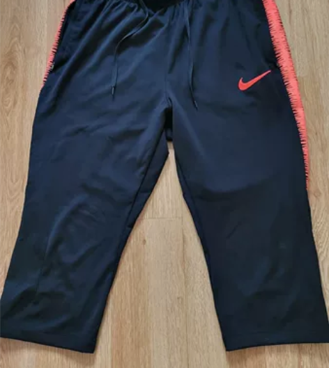 NIKE耐克正品中超球员版足球七分裤有口袋...