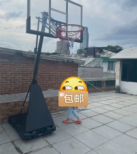 户外成人篮球架 带轮子 大篮板户外款3米0...