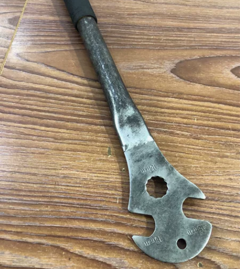 日本来的高碳钢 山地车加长脚踏扳手  公路...