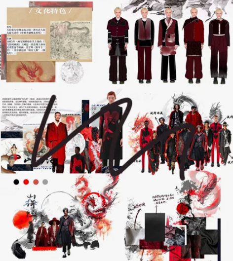 服装设计成衣制作 服装设计灵感版 包含灵感...