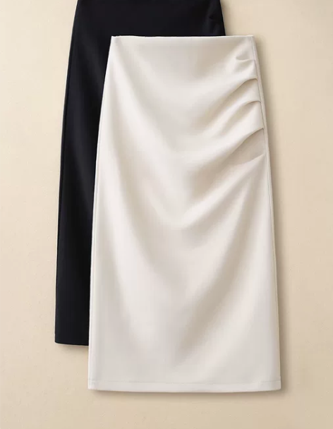 一步裙 短裙一步裙职业半身裙女开叉2023...