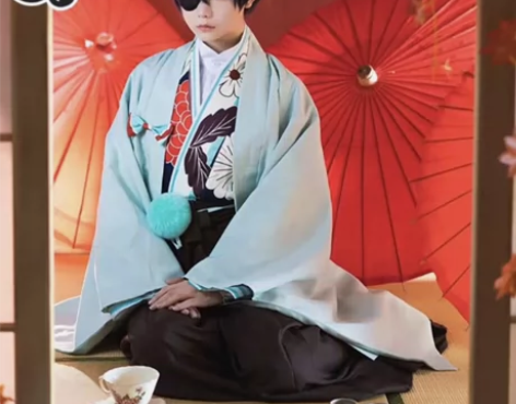 三町目家的夏尔幽喜茶屋全套 和服披风、印花...