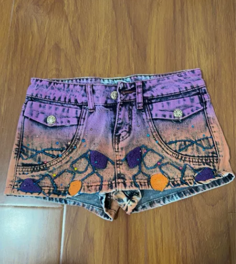 全新没吊牌低腰亚文化y2k千禧辣妹裤裙 2...