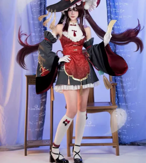 悠窝窝胡桃魔女cos 衣服L（缺少手套 袜...