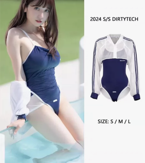 得体社/死库水/写真小海月二次元jk竞泳元...