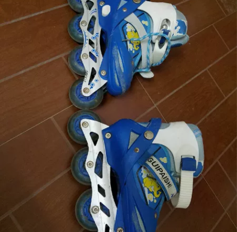 ?轮滑鞋儿童溜冰鞋女童男童滑轮鞋旱冰鞋（3...