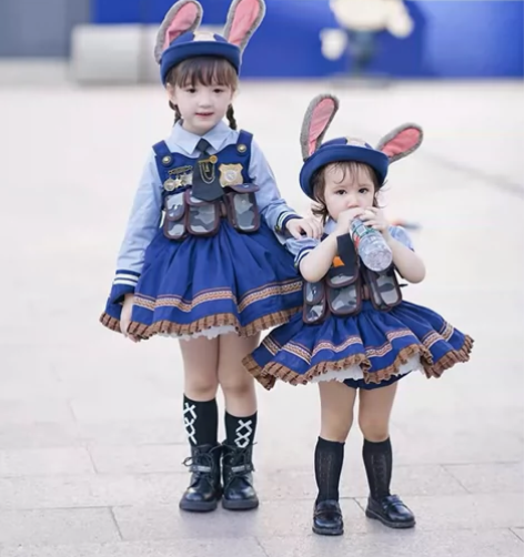 疯狂动物城万圣节cosplay服装 动漫兔...