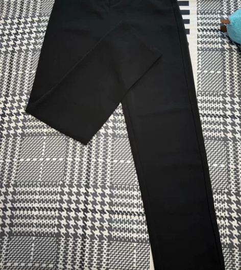 高个子加长版黑色西装铅笔裤 实体店二百多买...