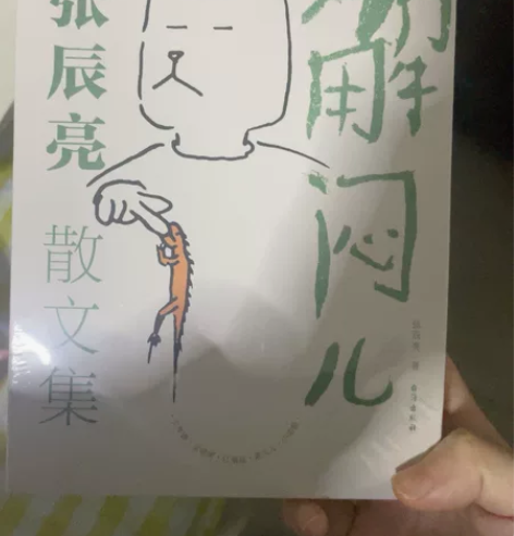 张辰亮散文集解闷儿 自己买了一本朋友又送了...