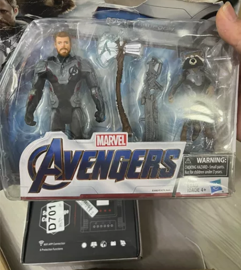 孩之宝正品漫威复仇者联盟4 美国队长钢铁侠...