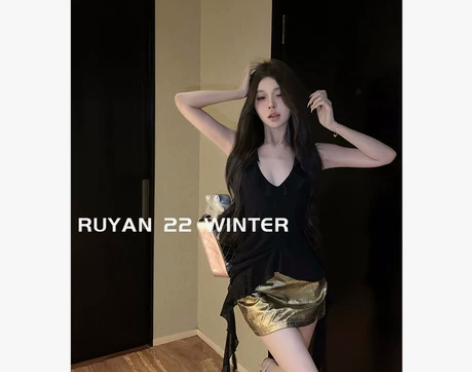 ?RUYAN~入眼夏季女装2024新款飘带...