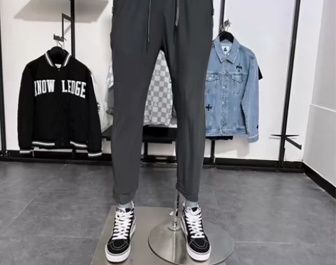 杰克琼斯品牌剪标男士春夏薄款宽松束腿缩口修...