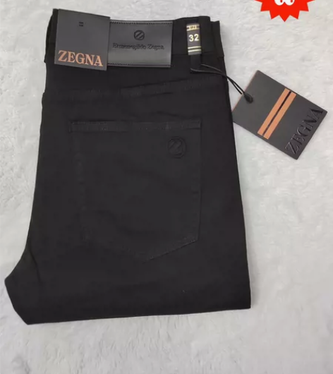 全新特价杰尼亚春夏薄款牛仔裤经典男士直筒修...