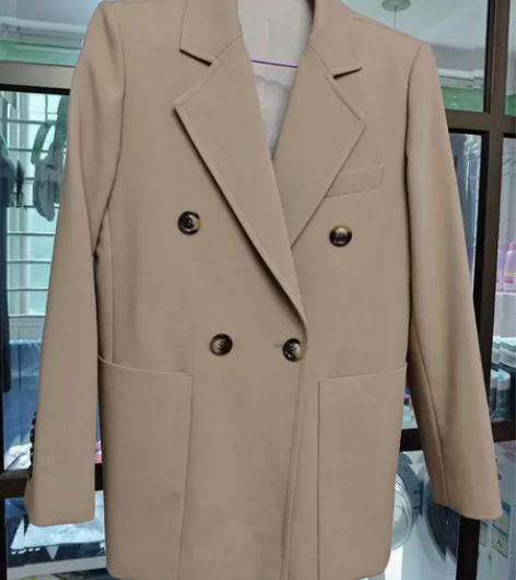 复古极减“老钱风”廓形西服，全新，80斤穿...