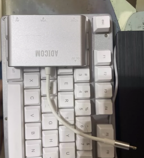 minidp转hdmi转换器头vga雷电拓...