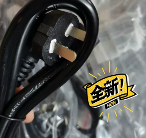 全新原装电脑电源线主机电源线显示器投影仪通...