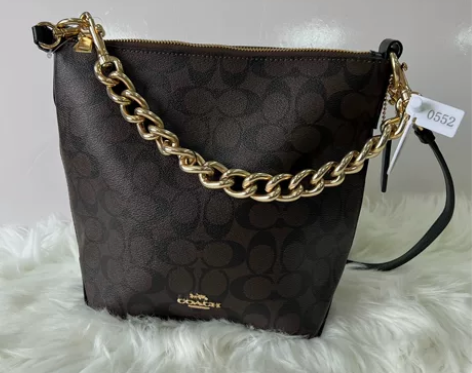 COACH/蔻驰老花经典流浪包女士单肩斜挎...