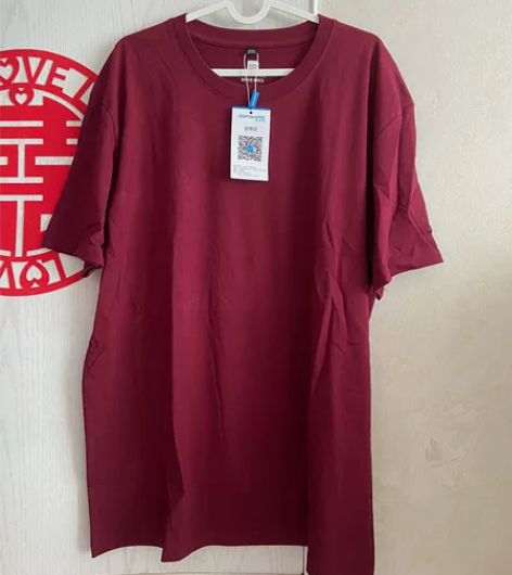真维斯全新夏季短袖 枣红色 尺码是185，...