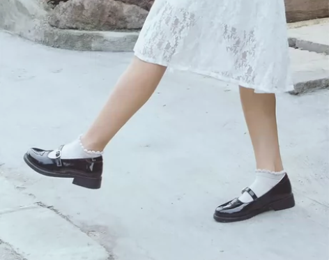 伯爵猫小皮鞋少女复古珍珠玛丽珍女鞋loli...