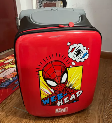 蜘蛛侠行李箱90分儿童拉杆箱20寸行李箱登...