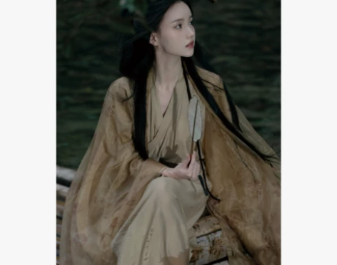 ?魏晋风汉服古装女2024新款晋制交领直裾...