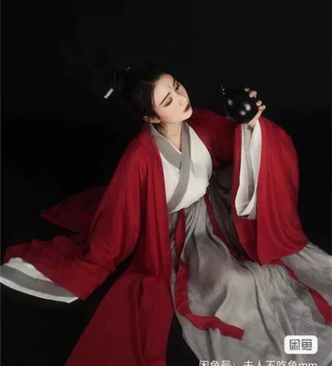 日常传统古装汉服女魏晋中国风交领襦裙广袖齐...