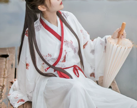 ?汉服女超仙中国风古装女襦裙广袖魏晋风齐腰...