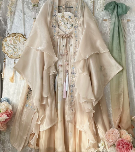 【出租】玉术原创汉服女【和音玫瑰】诃子裙重...