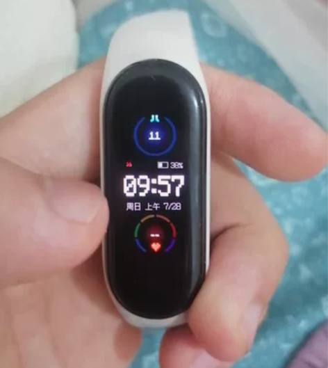 小米手环5 nfc,屏幕无划痕,原厂表带丢...