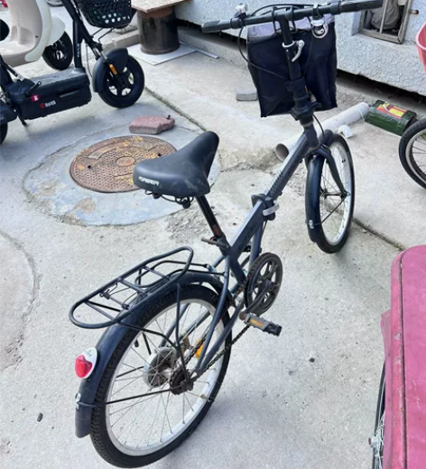 成人便携自行车，支持折叠，便携轻巧，赠送装...