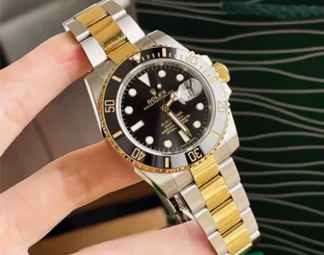 自己的劳力士绿水鬼男表，男士全自动机械手表...